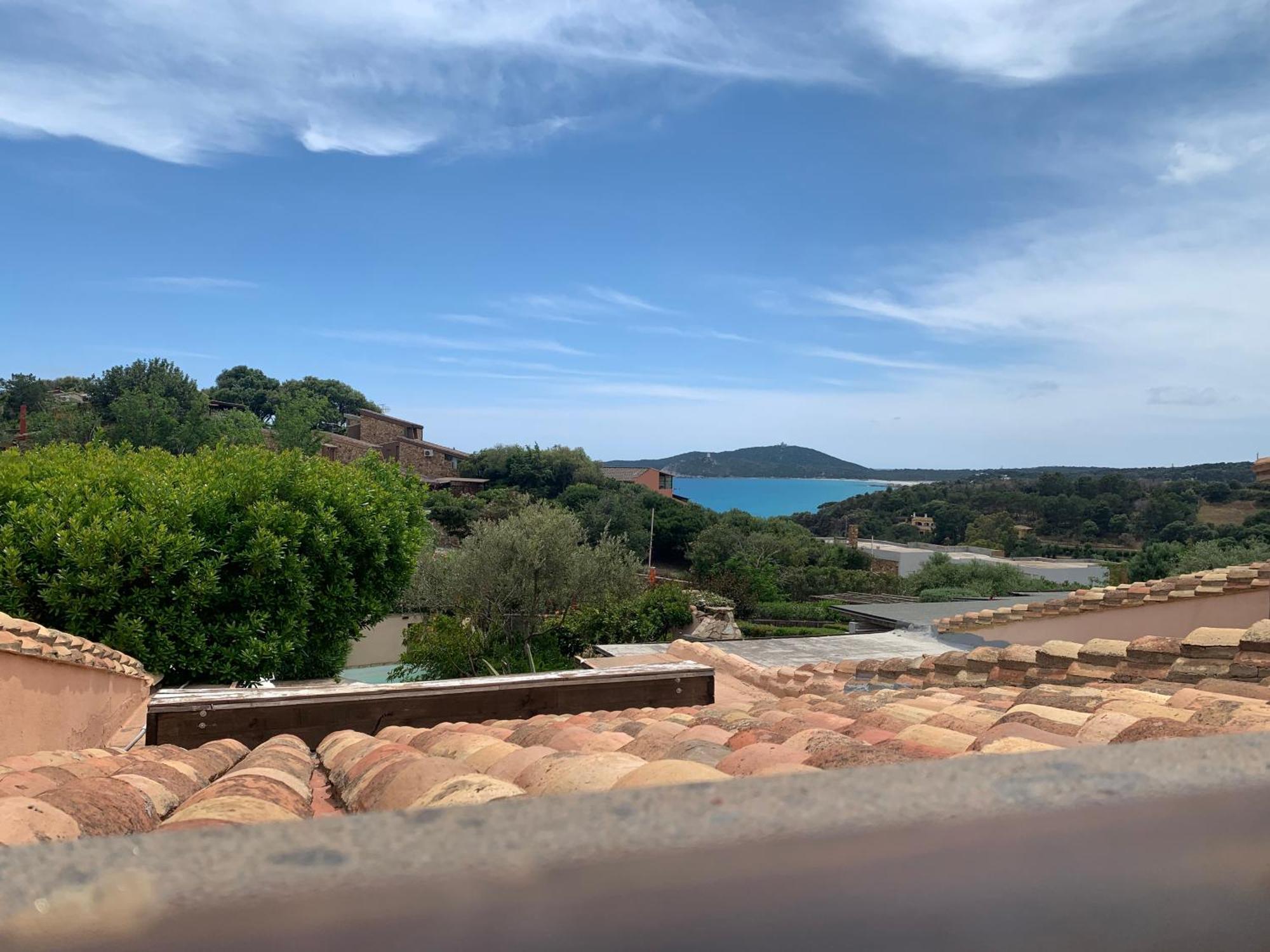 Villasimius Villetta A 300 Mt Dalla Spiaggia Bagian luar foto